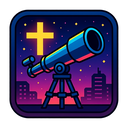 icon_religion_telescope_cyberpunk icon preview