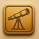 icon_religion_telescope_embossed icon preview