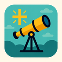 icon_religion_telescope_flat_design icon preview