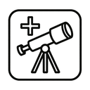 icon_religion_telescope_line_art icon preview