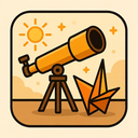 icon_religion_telescope_origami icon preview