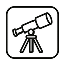 icon_religion_telescope_outline icon preview