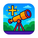 icon_religion_telescope_vibrant_colors icon preview