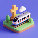 icon_religion_train_3d_isometric icon preview