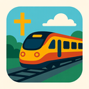icon_religion_train_flat_design icon preview