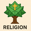 icon_religion_tree_origami icon preview