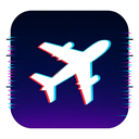 icon_robotics_airplane_digital_glitch icon preview