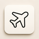 icon_robotics_airplane_minimalist icon preview