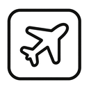 icon_robotics_airplane_monochrome icon preview