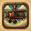 icon_robotics_airplane_steampunk icon preview