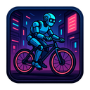 icon_robotics_bicycle_cyberpunk icon preview