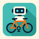 icon_robotics_bicycle_flat_design icon preview