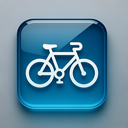 icon_robotics_bicycle_glassy icon preview