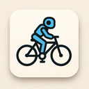 icon_robotics_bicycle_minimalist icon preview