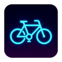 icon_robotics_bicycle_neon icon preview