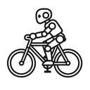 icon_robotics_bicycle_outline icon preview