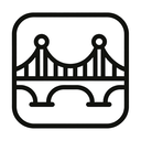 icon_robotics_bridge_monochrome icon preview