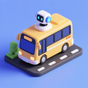 icon_robotics_bus_3d_isometric icon preview