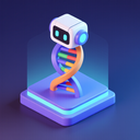 icon_robotics_dna_strand_3d_isometric icon preview