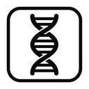 icon_robotics_dna_strand_monochrome icon preview