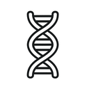 icon_robotics_dna_strand_outline icon preview