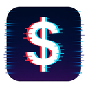 icon_robotics_dollar_sign_digital_glitch icon preview