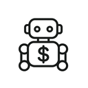 icon_robotics_dollar_sign_minimal_outline icon preview