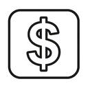 icon_robotics_dollar_sign_outline icon preview