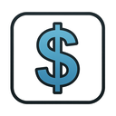icon_robotics_dollar_sign_thin icon preview