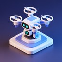 icon_robotics_drone_3d_isometric icon preview