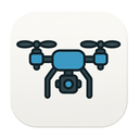 icon_robotics_drone_rounded icon preview