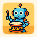 icon_robotics_drum_cartoon icon preview