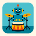icon_robotics_drum_flat_design icon preview