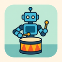 icon_robotics_drum_flat_pastel icon preview