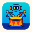 icon_robotics_drum_vibrant_colors icon preview