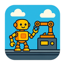 icon_robotics_factory_cartoon icon preview