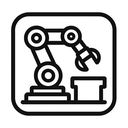 icon_robotics_factory_monochrome icon preview
