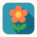 icon_robotics_flower_flat_design icon preview