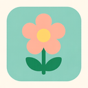 icon_robotics_flower_flat_pastel icon preview