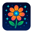 icon_robotics_flower_futuristic icon preview