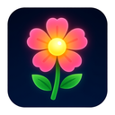 icon_robotics_flower_glow_effect icon preview
