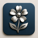 icon_robotics_flower_metallic icon preview