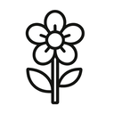 icon_robotics_flower_minimal_outline icon preview