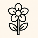 icon_robotics_flower_outline icon preview