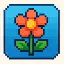 icon_robotics_flower_pixel_art icon preview