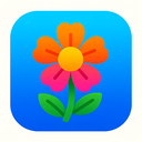 icon_robotics_flower_vibrant_colors icon preview