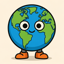 icon_robotics_globe_cartoon icon preview
