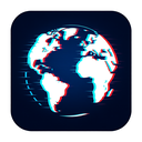 icon_robotics_globe_digital_glitch icon preview