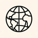 icon_robotics_globe_minimal_outline icon preview