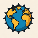 icon_robotics_globe_sharp_edges icon preview